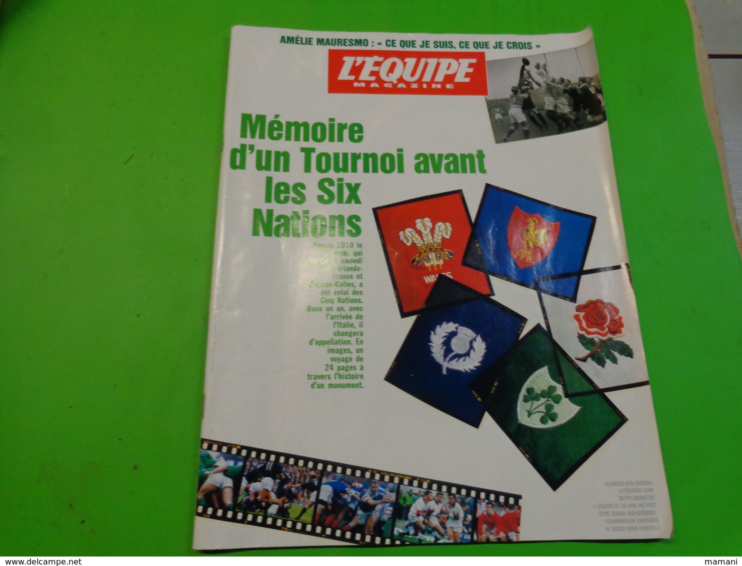 L'equipe N°876 Du 6/2/1999-&melie Mauresno-memoire D'un Tournoi Avant Les 6 Nations - Sport