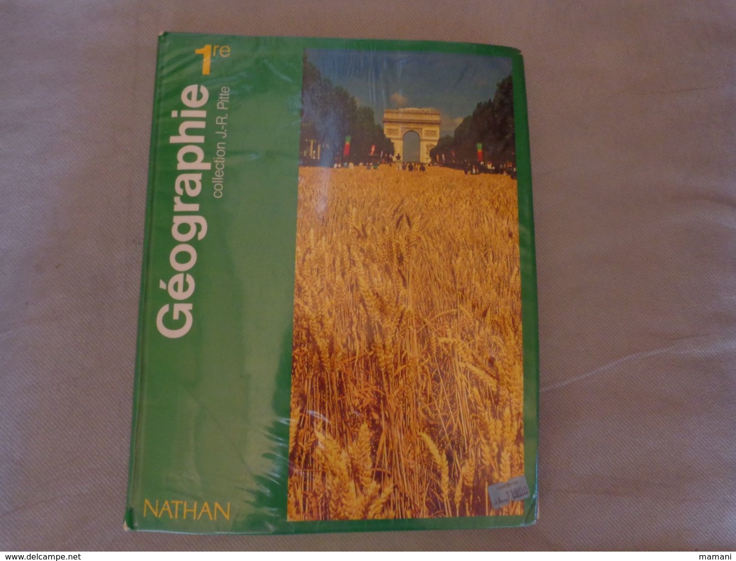 Geographie 2e Hachette + Geographie 1ere Collection JR PITTE NATHAN - 12-18 Ans