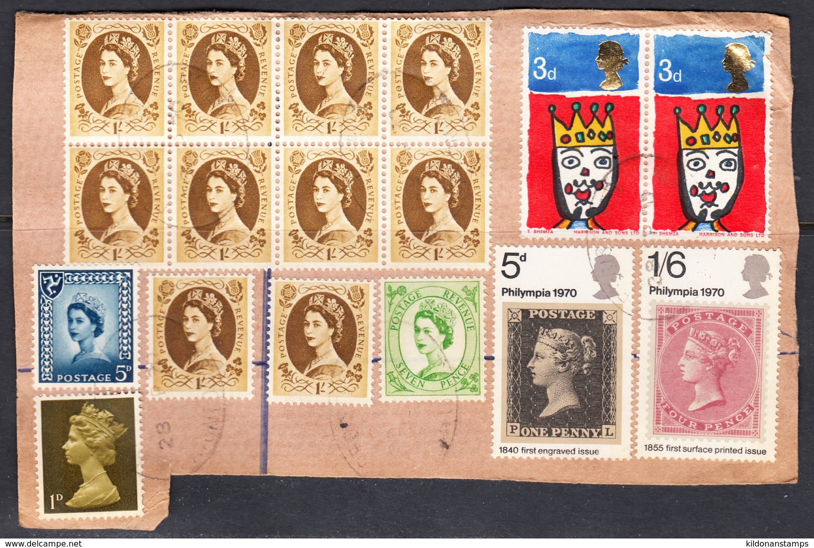 Great Britain 1970 Parcel Piece, Cancelled, Sc# ,SG ,Mi - Blokken & Velletjes