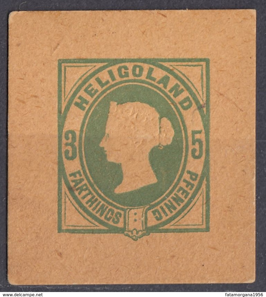 HELIGOLAND - frammento Di Intero Postale Non Timbrato. - Heligoland (1867-1890)