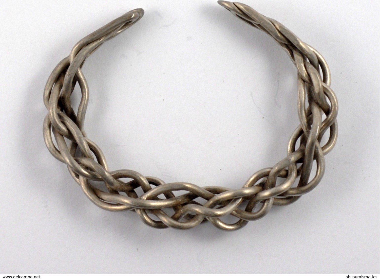 Archaeology A silver viking bracelet