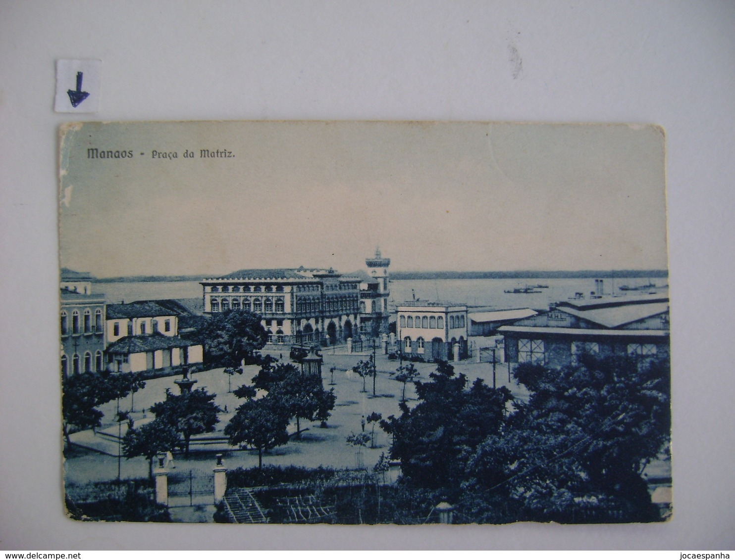 BRAZIL / BRASIL - POST CARD FOR MANAUS "PRAÇA DA MATRIZ" 1917 IN THE STATE - Manaus