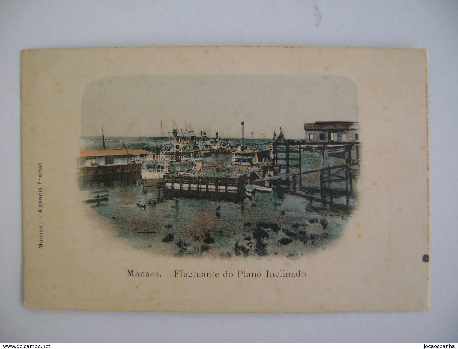 BRAZIL / BRASIL - POST CARD FOR MANAUS "FLUCTUANTE DO PLANO INCLINADO" 191? IN THE STATE - Manaus