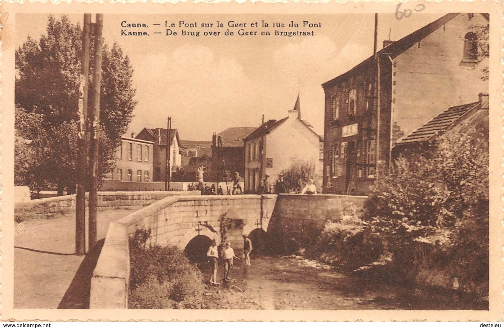 De Brug Over De Geer En Brugstraat - Kanne - Riemst