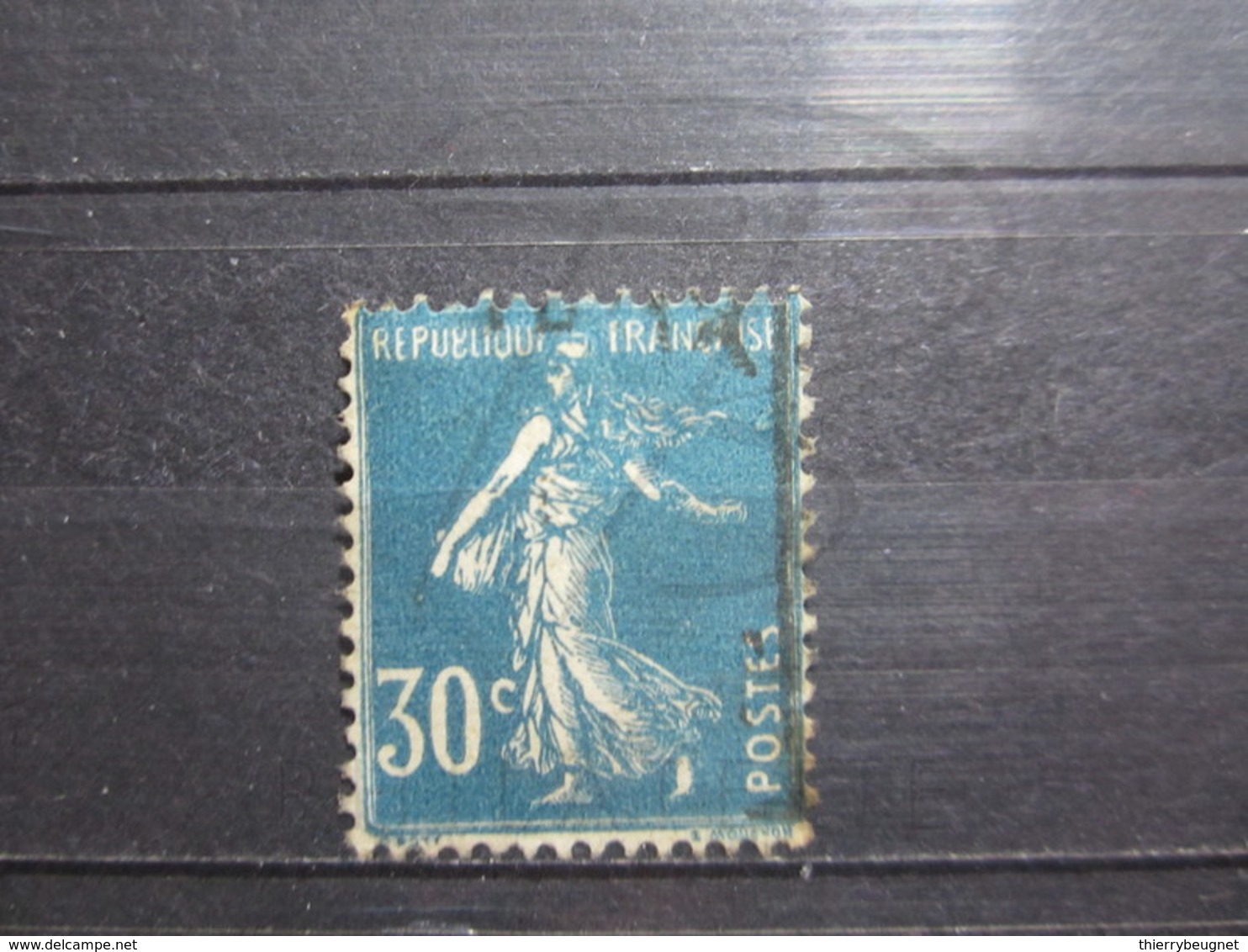 VEND BEAU TIMBRE DE FRANCE N° 192 + SURENCRAGE EN HAUT !!! - Used Stamps