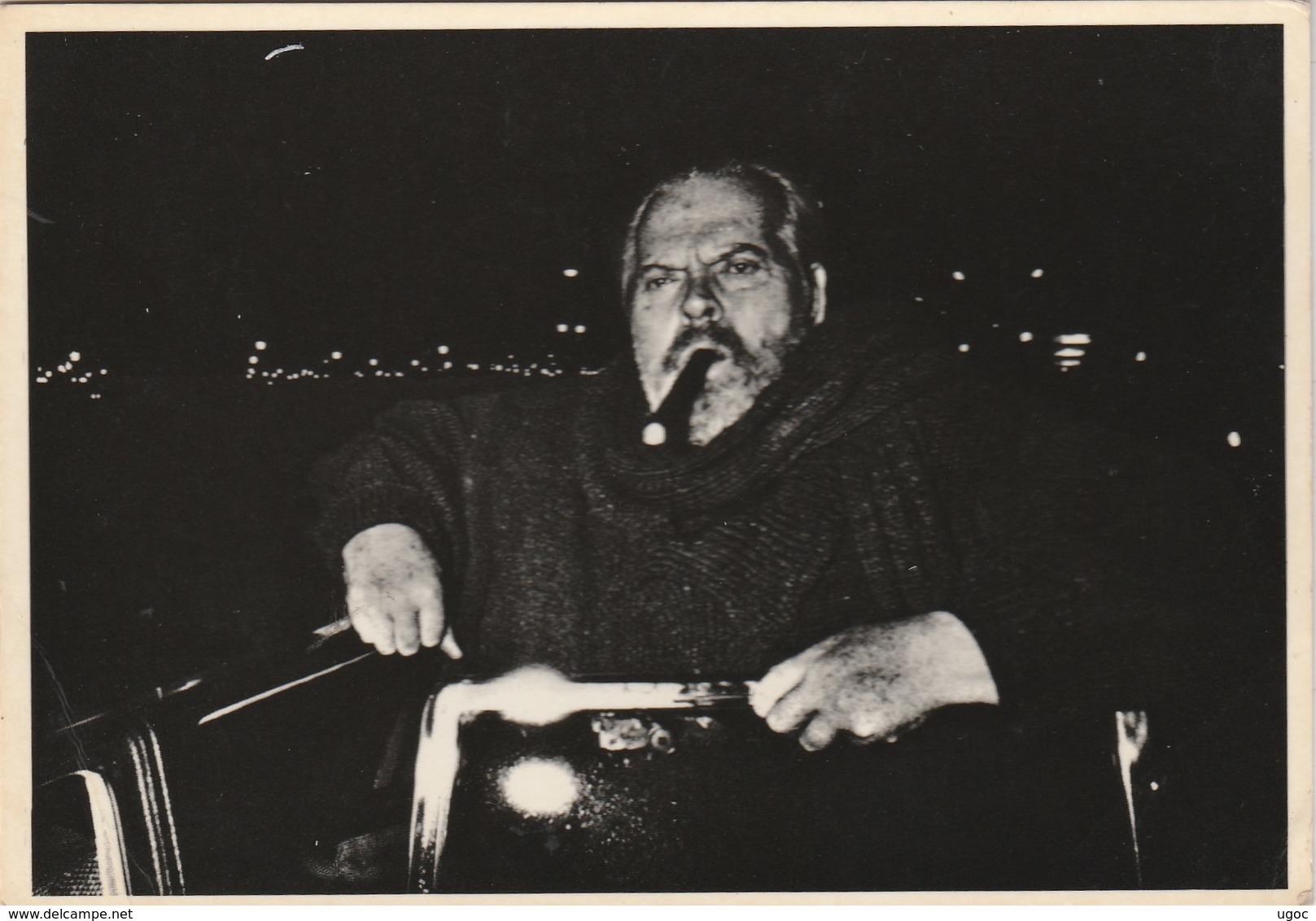 Belle Photo CP, Orson WELLES Paris 1982 - 014 - Fotos