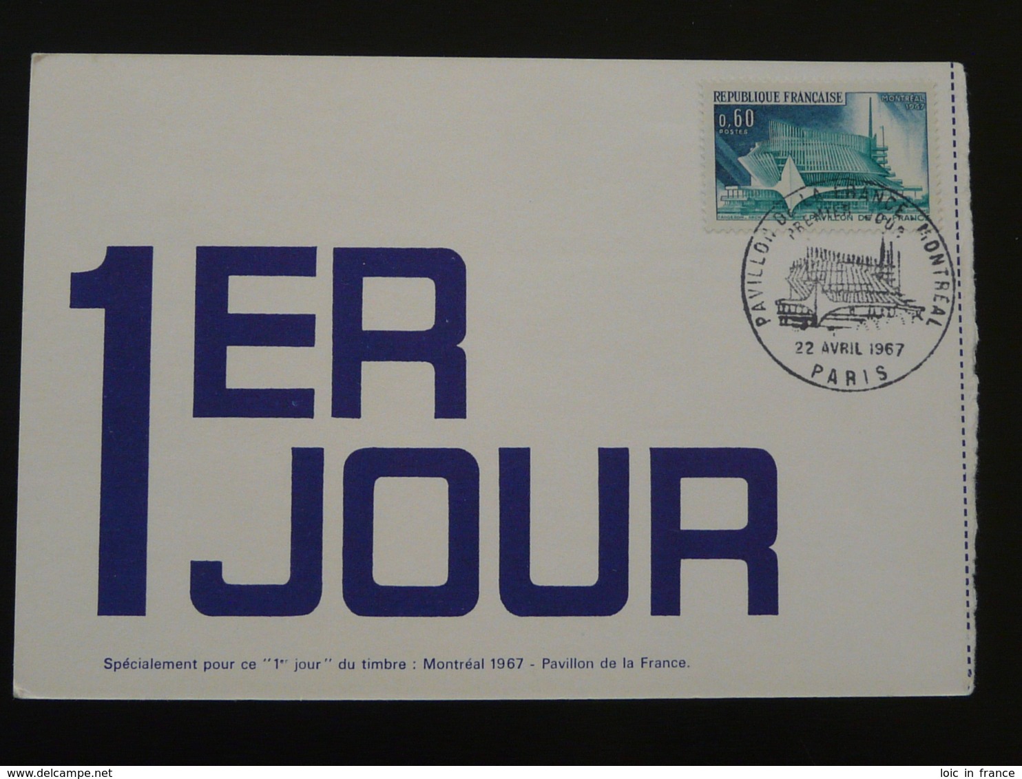 Carte Publicitaire Advertising Card Servier Marie Exposition Universelle Montreal 1967 - 1967 – Montréal (Canada)