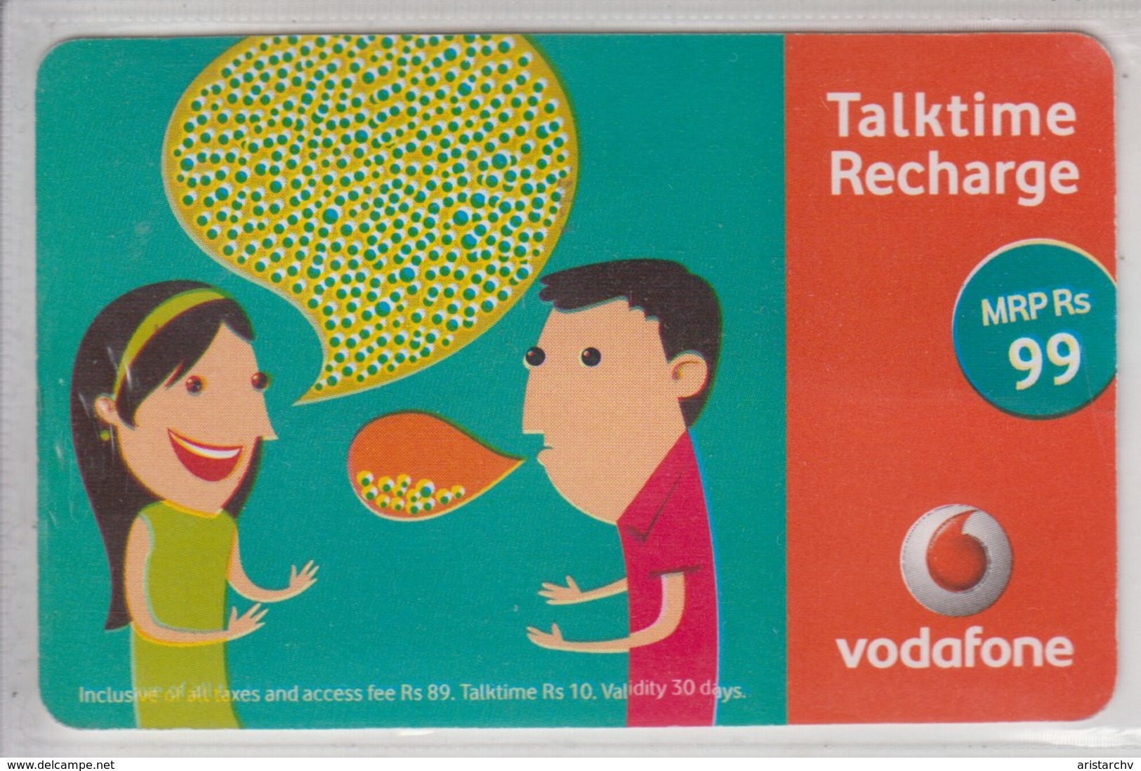 INDIA VODAFONE TALKTIME RECHARGE - India