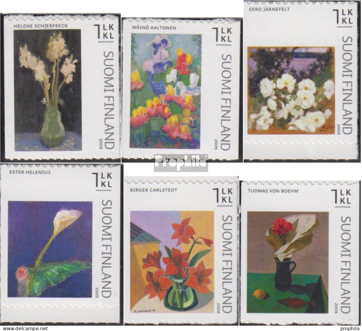 Finnland 1986-1991 (kompl.Ausg.) Postfrisch 2009 Gemälde - Unused Stamps