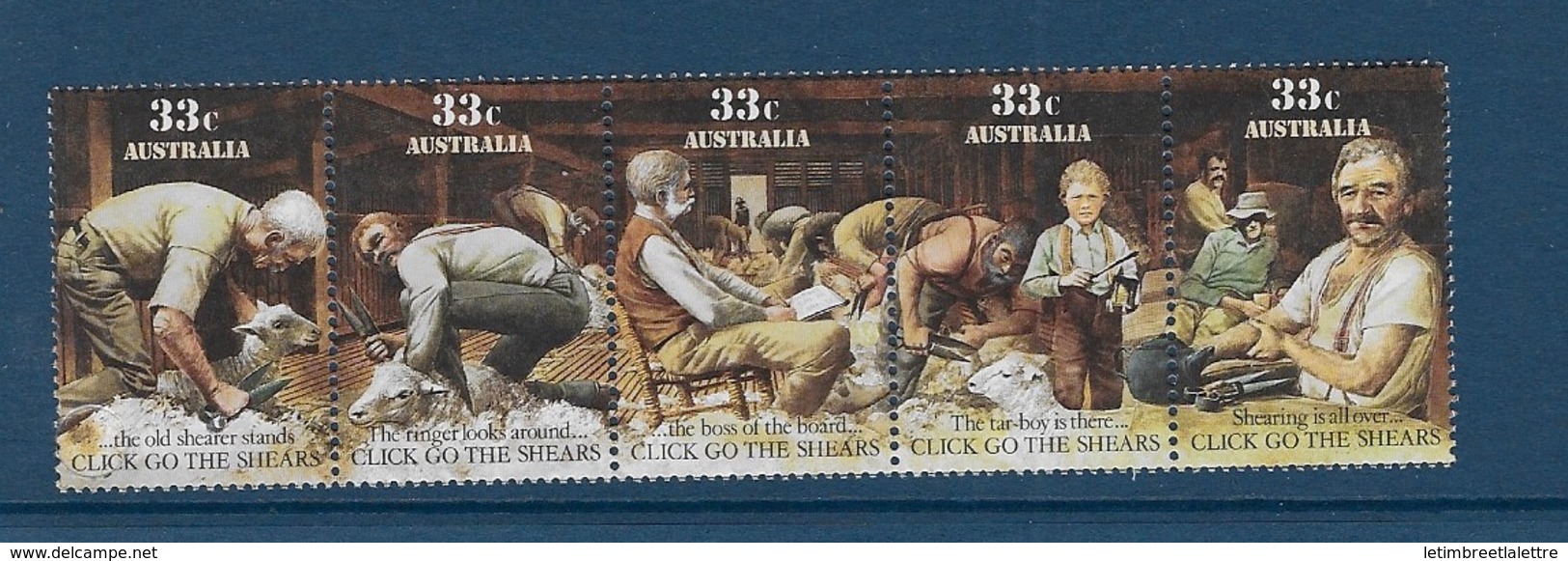 Australie N°955 à 959** - Mint Stamps