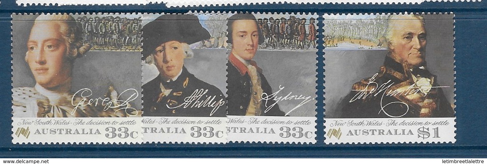 Australie N°960 à 963** - Nuovi