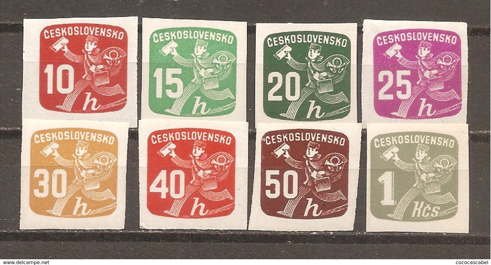 Checoslovaquia - Czechoslovakia Nº Yvert  Periódico 27-34 (MNH/**) - Newspaper Stamps