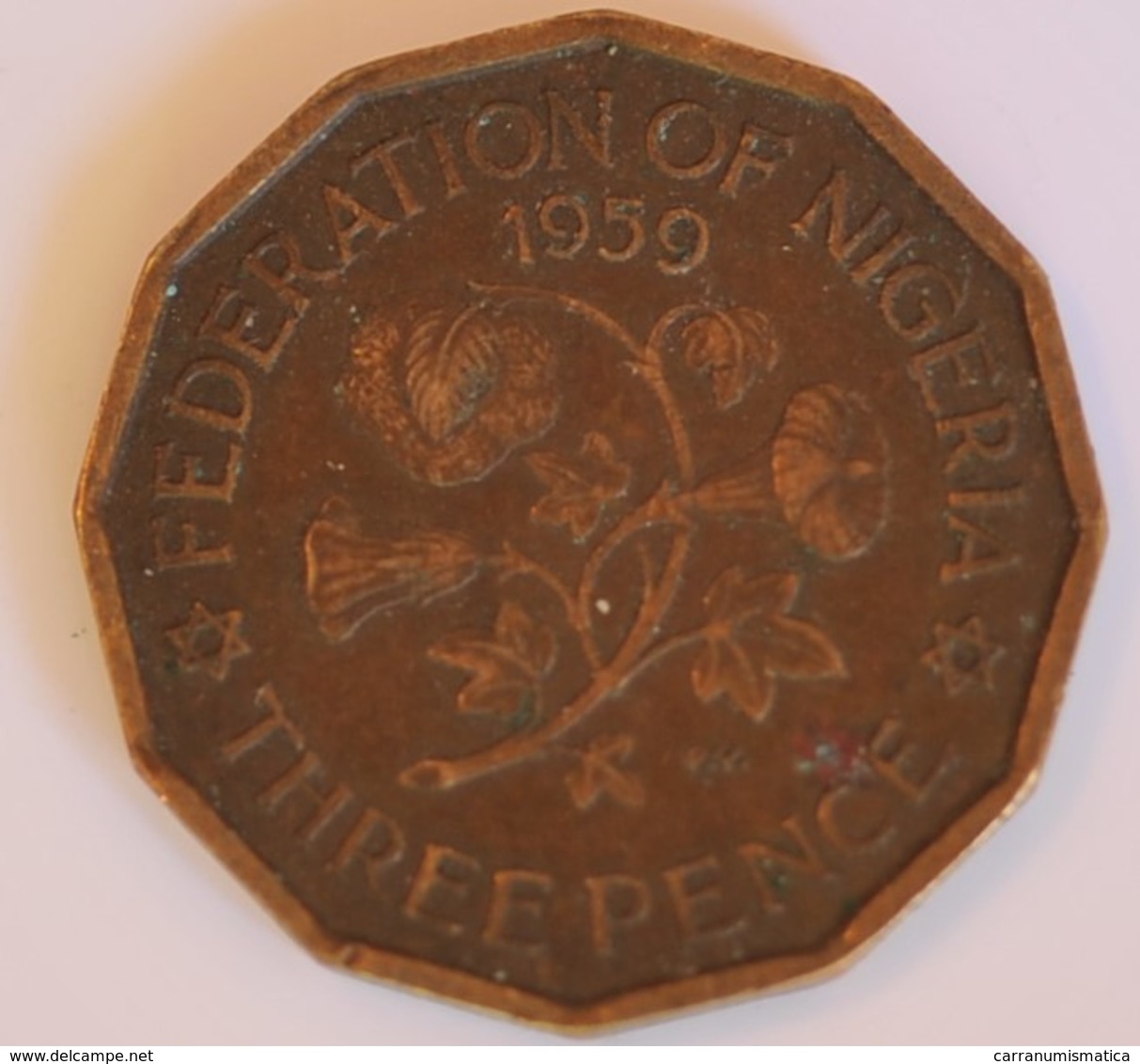 FEDERATION OF NIGERIA 3 PENCE 1959 - Nigeria