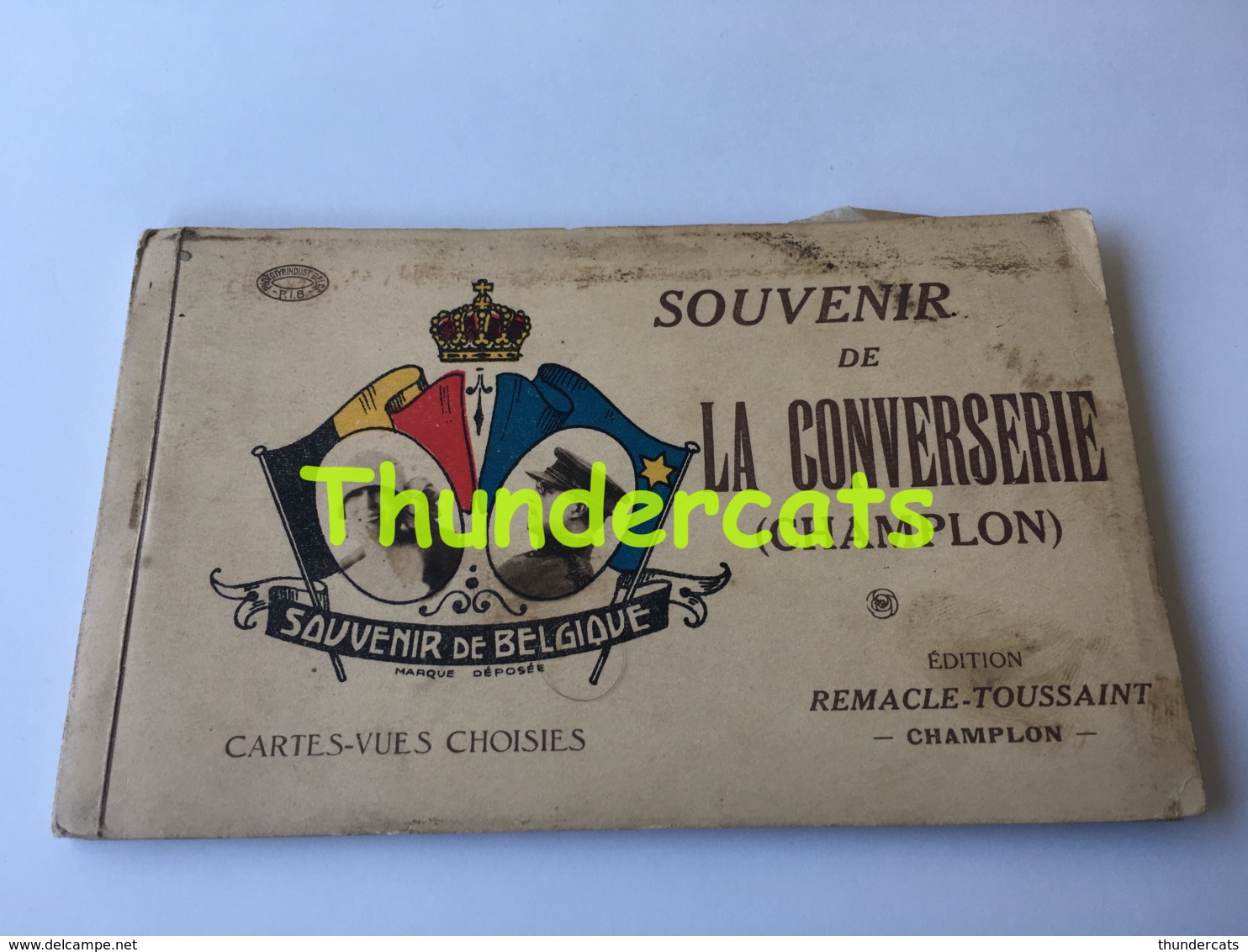 CARNET 10 CPA SOUVENIR DE LA CONVERSERIE CHAMPLON  RESTAURANT MAISON REMACLE TOUSSAINT LA CHAPELLE - Tenneville