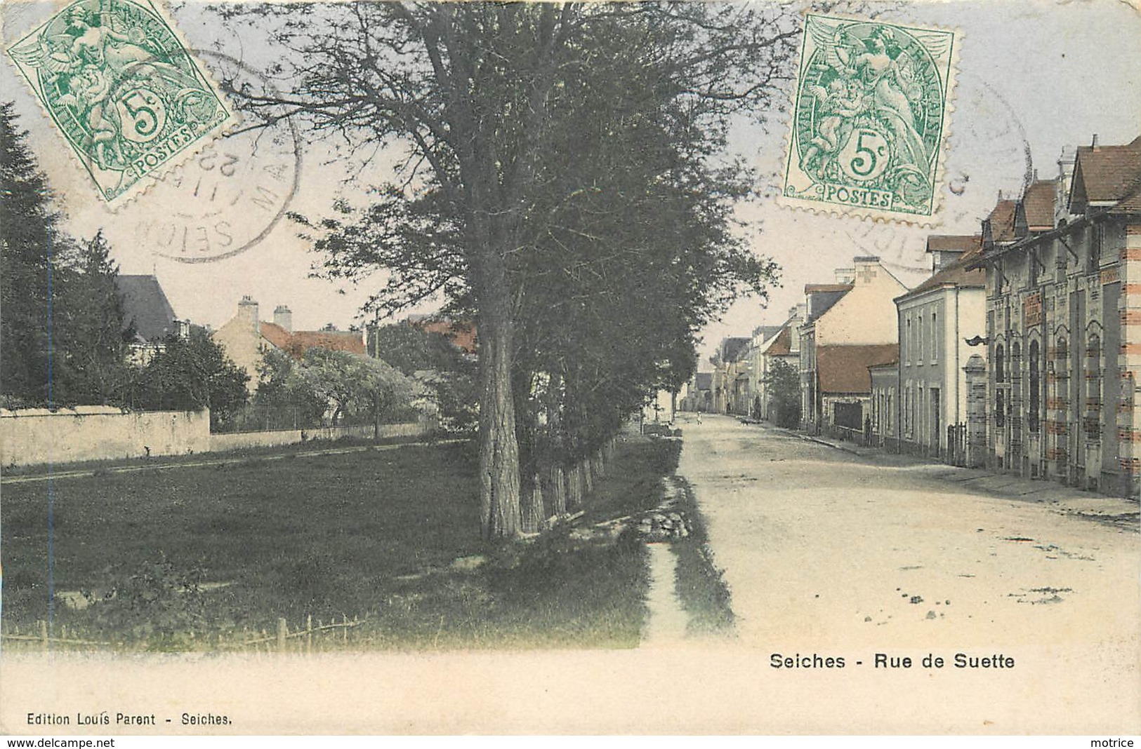 SEICHES - Rue De Suette. - Seiches Sur Le Loir