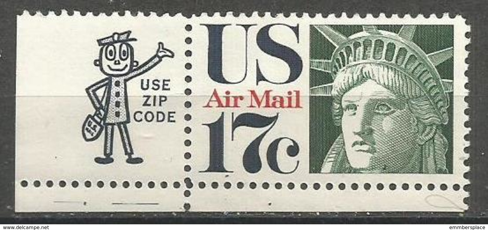 USA - 1971 Statue Of Liberty Zip Single  MNH **  Sc C80 - 3b. 1961-... Ungebraucht