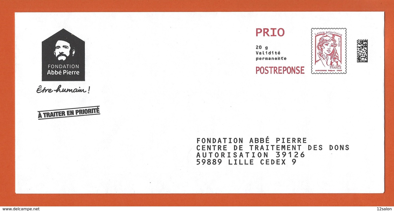 ENTIERS POSTAUX PRET A POSTER TYPE CIAPPA FONDATION ANNE PIERRE - PAP: Antwort/Ciappa-Kavena