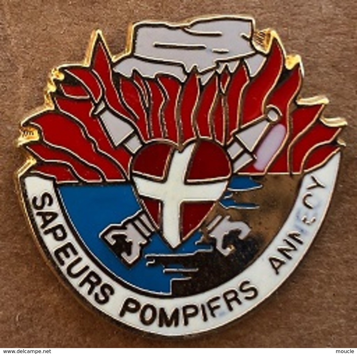 SAPEURS POMPIERS - ANNECY - DEPARTEMENT 74 - HAUTE SAVOIE - LAC - FRANCE -     - (24) - Firemen