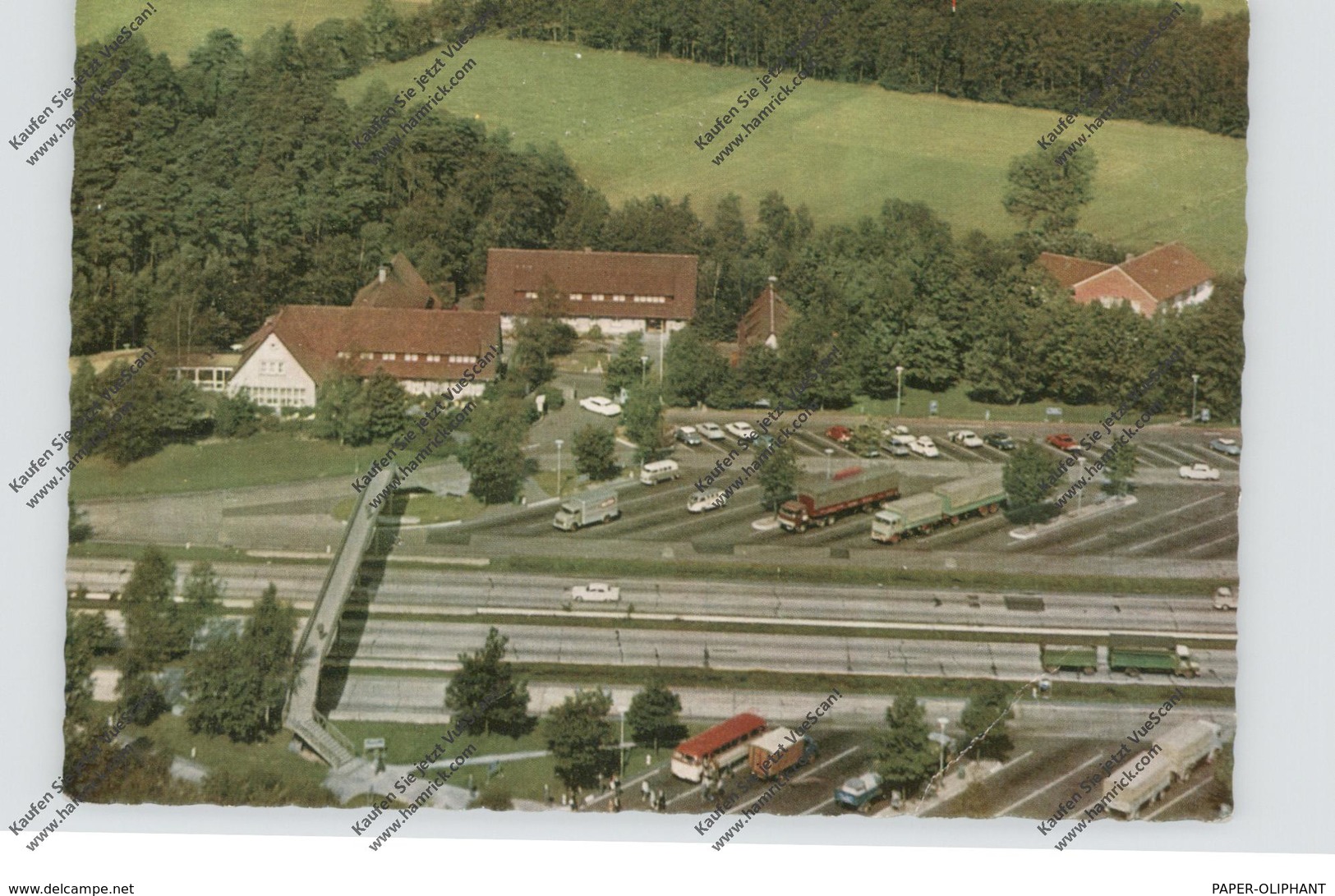 4830 GÜTERSLOH, Autobahn-Rasthaus, Luftaufnahme, 1968 - Guetersloh