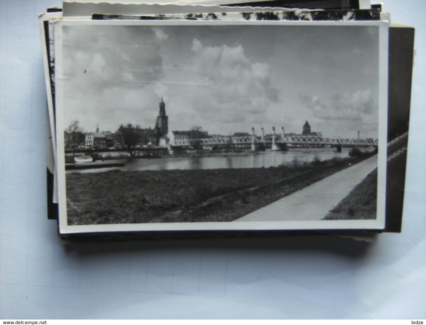 Nederland Holland Pays Bas Kampen Met IJsselbrug En Stadsgezicht - Kampen