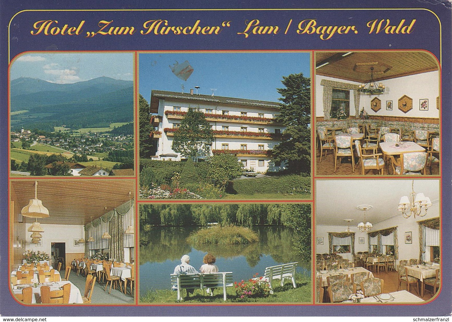 AK Lam Bayerischer Wald Hotel Gasthof Zum Hirschen A Lohberg Arrach Hohenwarth Arnbruck Bad Kötzting Furth Viechtach - Furth