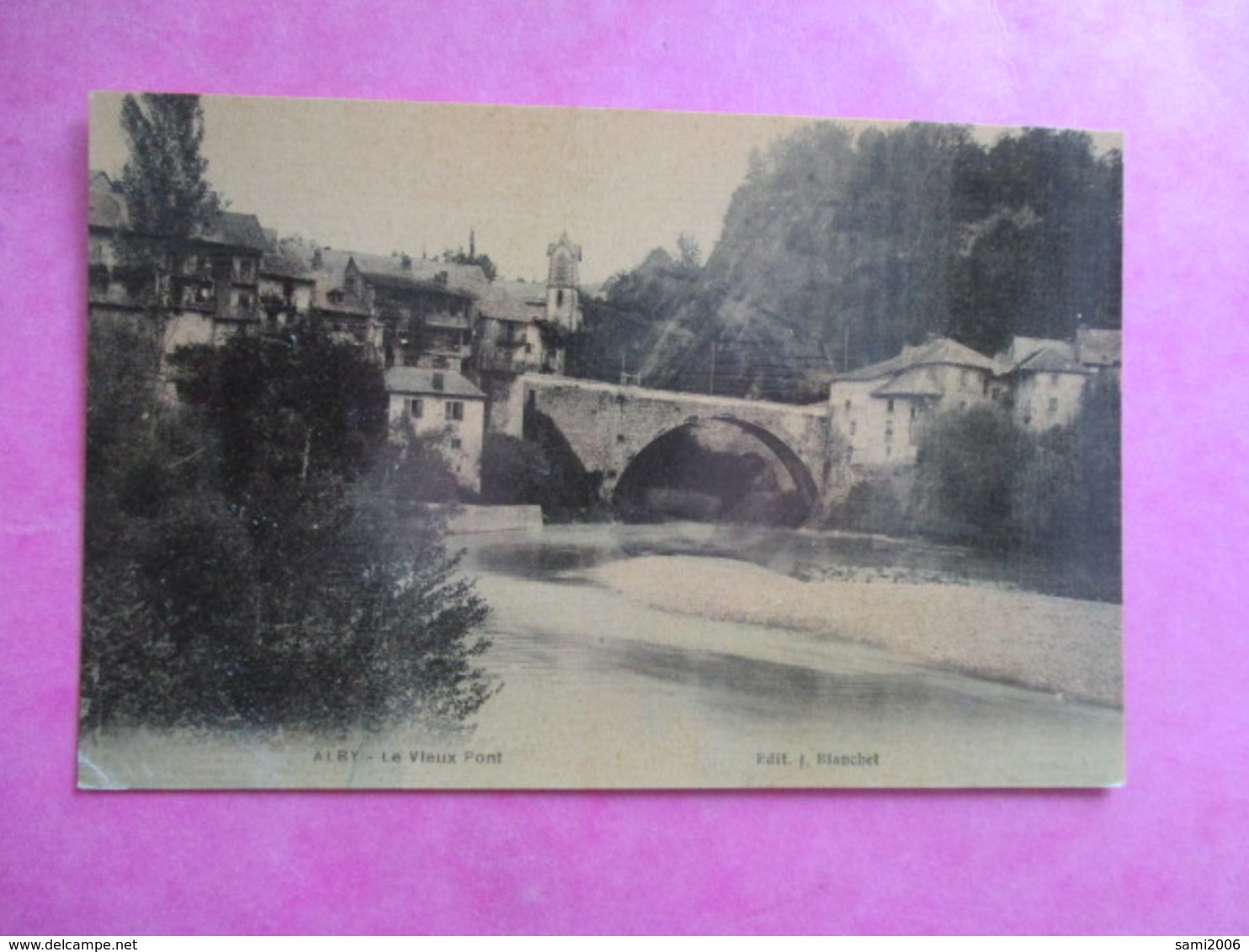 CPA 74 ALBY LE VIEUX PONT - Alby-sur-Cheran