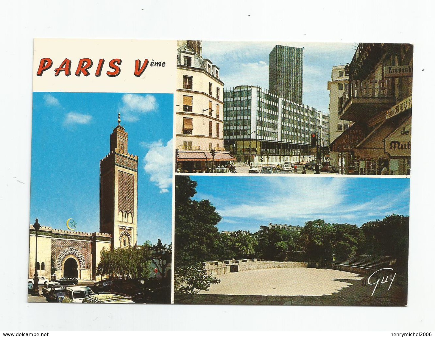 Paris 05 Multi Vue De L'arrondissement - Distrito: 05