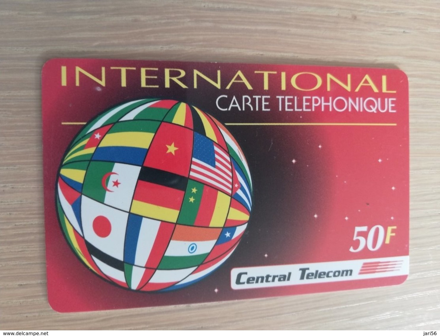 FRANCE/FRANKRIJK    CENTRAL TELECOM  50F   PREPAID  USED    ** 1489** - Voorafbetaalde Kaarten: Gsm