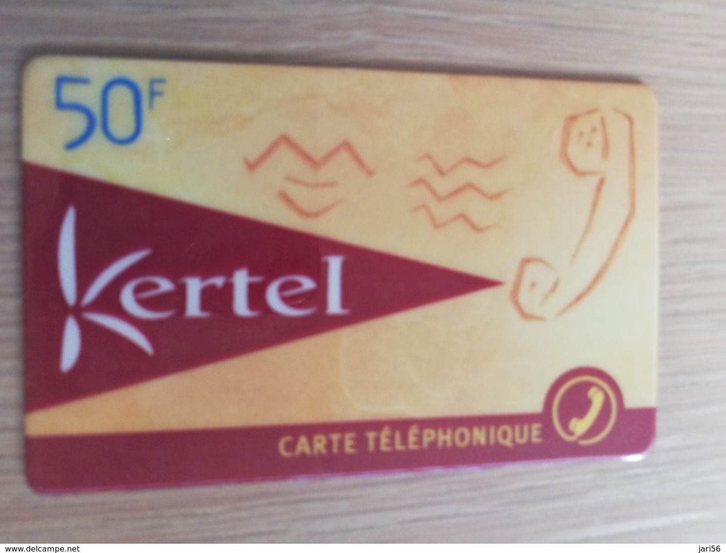 FRANCE/FRANKRIJK   KERTEL 50 F      PREPAID  USED    ** 1493** - Mobicartes (GSM/SIM)