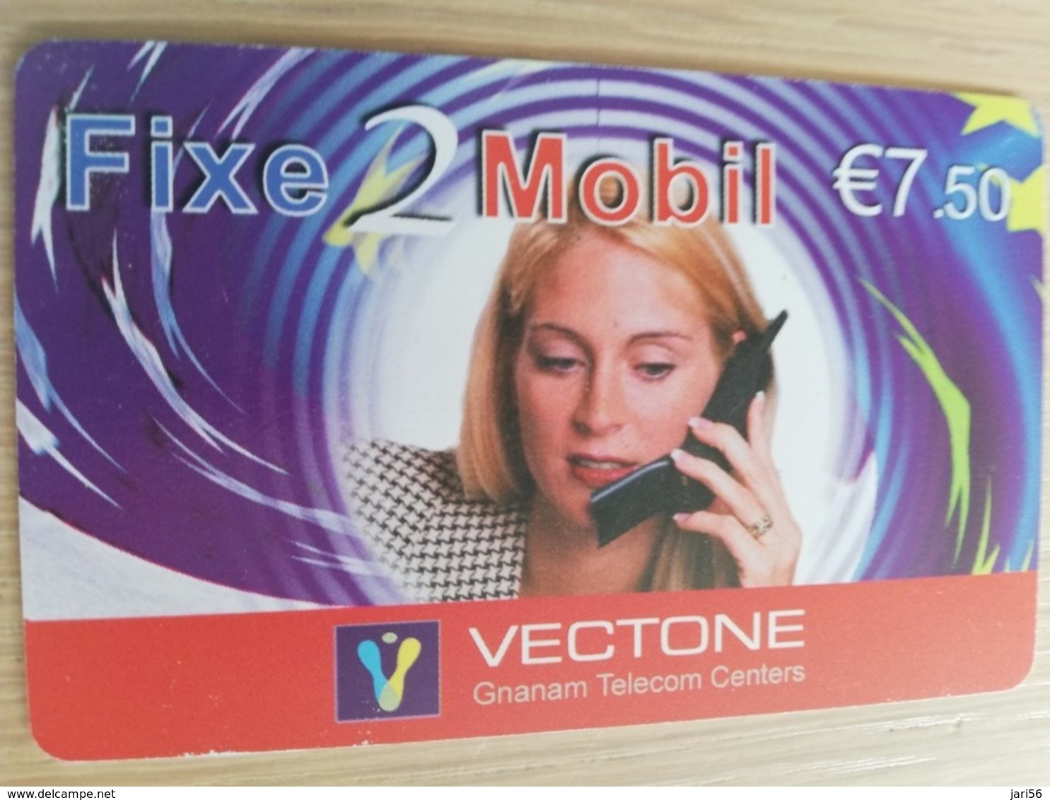 FRANCE/FRANKRIJK   FIXE 2 MOBIL € 7,5   PREPAID  USED    ** 1497** - Mobicartes (GSM/SIM)