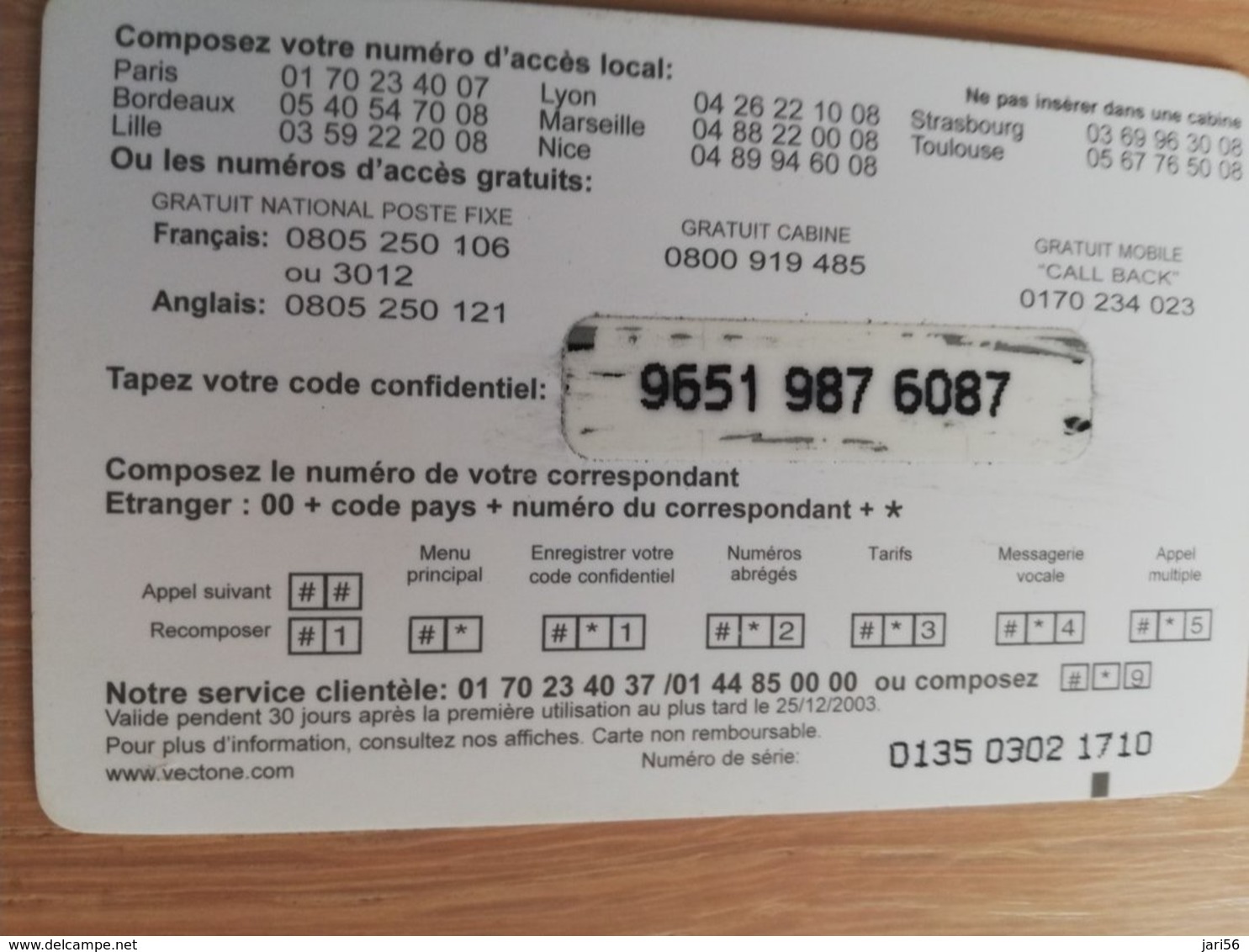 FRANCE/FRANKRIJK  EUREKA € 7,50 PREPAID  USED    ** 1500** - Nachladekarten (Handy/SIM)