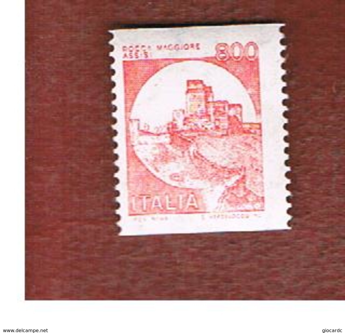 ITALIA  - UNIF. 1980 - 1991 CASTELLI X DISTRIB. AUT.: ROCCA MAGGIORE  800 LIRE      - NUOVI **(MINT) - 1991-00: Neufs