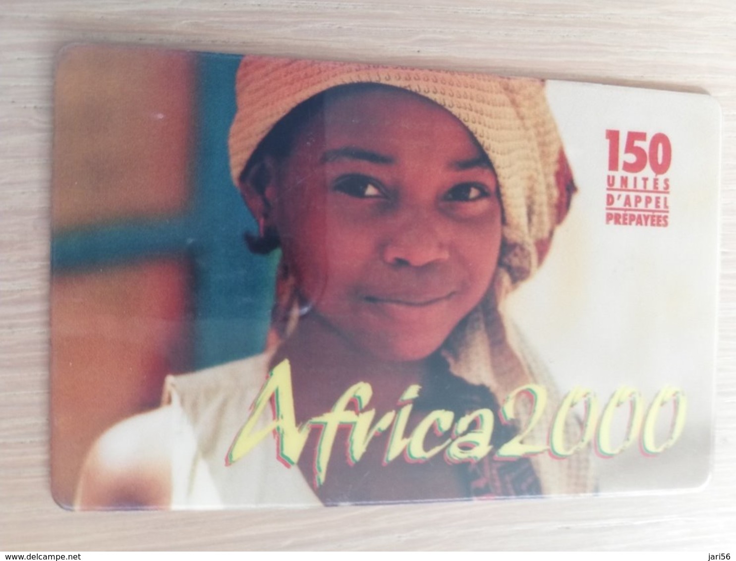 FRANCE/FRANKRIJK  AFRICA 2000 150 UNITS PREPAID       ** 1520** - Nachladekarten (Handy/SIM)