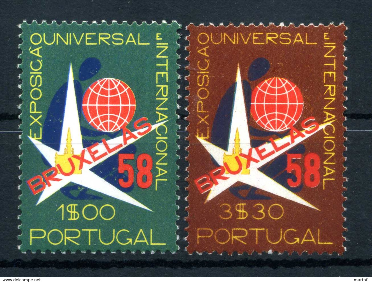 1958 PORTOGALLO SET MNH ** - Nuevos