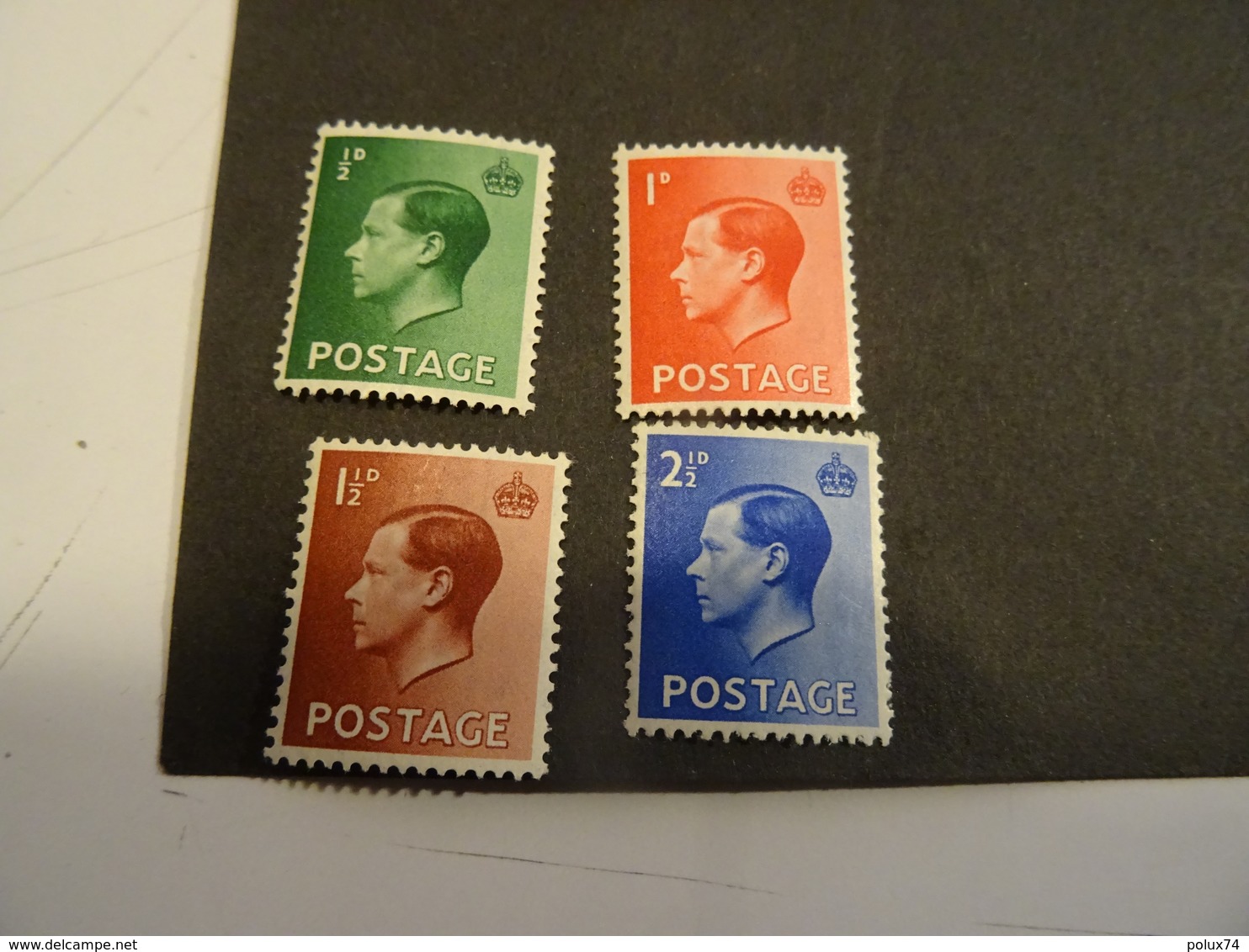 GB  EDWARD VIII Roi-1936 Serie Neuve * - Unused Stamps