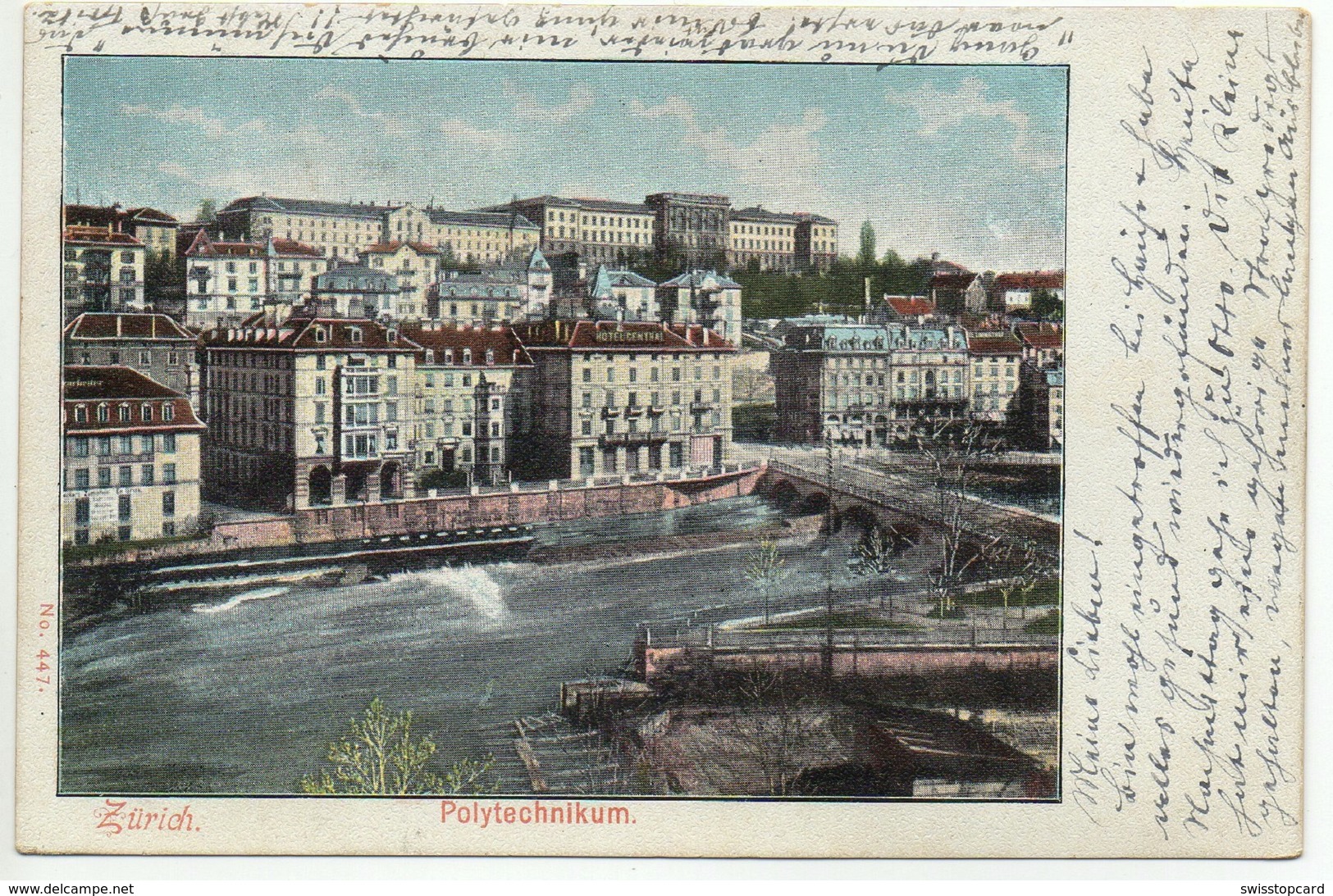 ZÜRICH Polytechnikum Gel. 1900 N. Au Wädenswil - Wädenswil