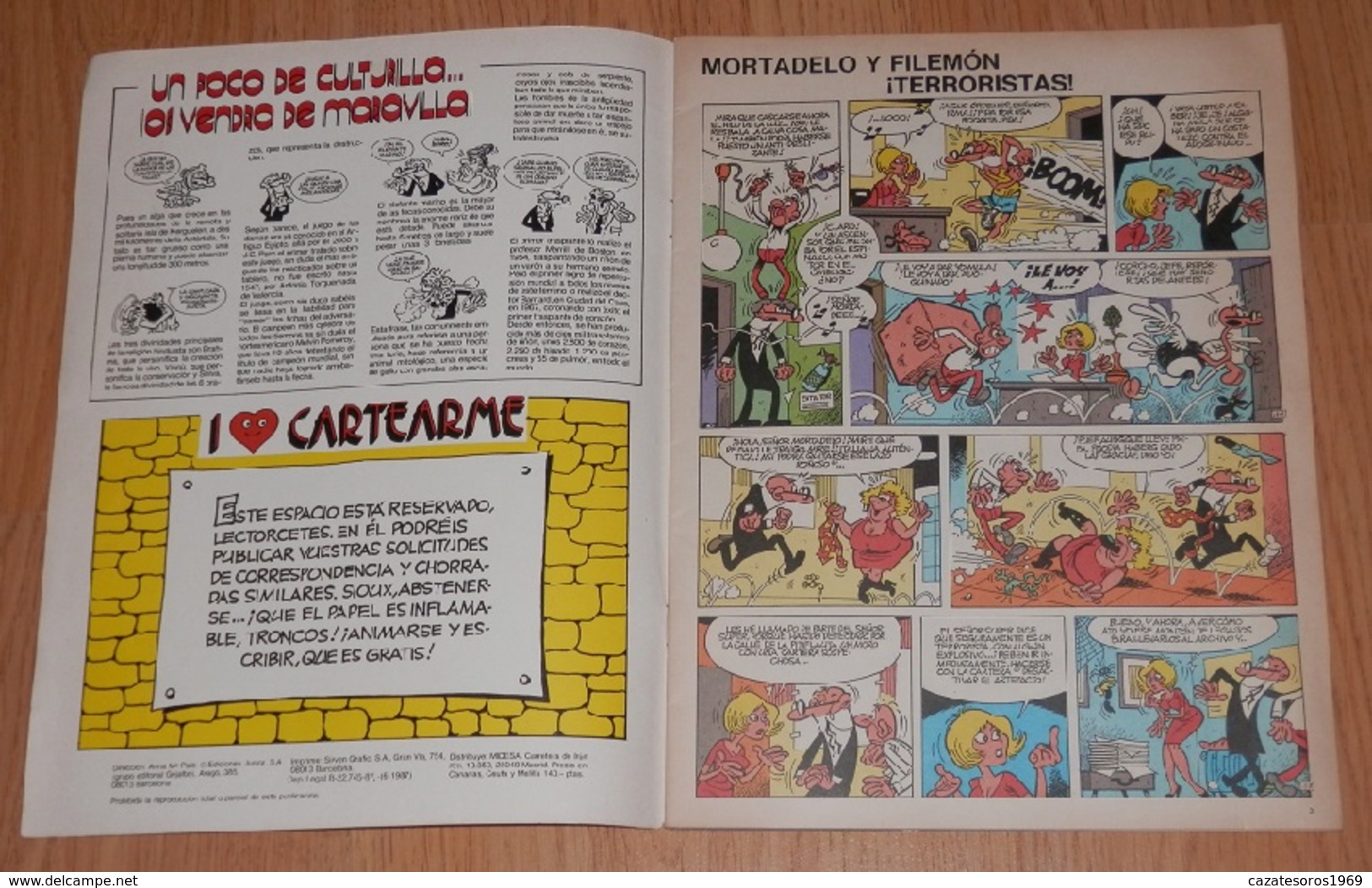 COMIC  YO Y YO - Mortadelo Y Filemon