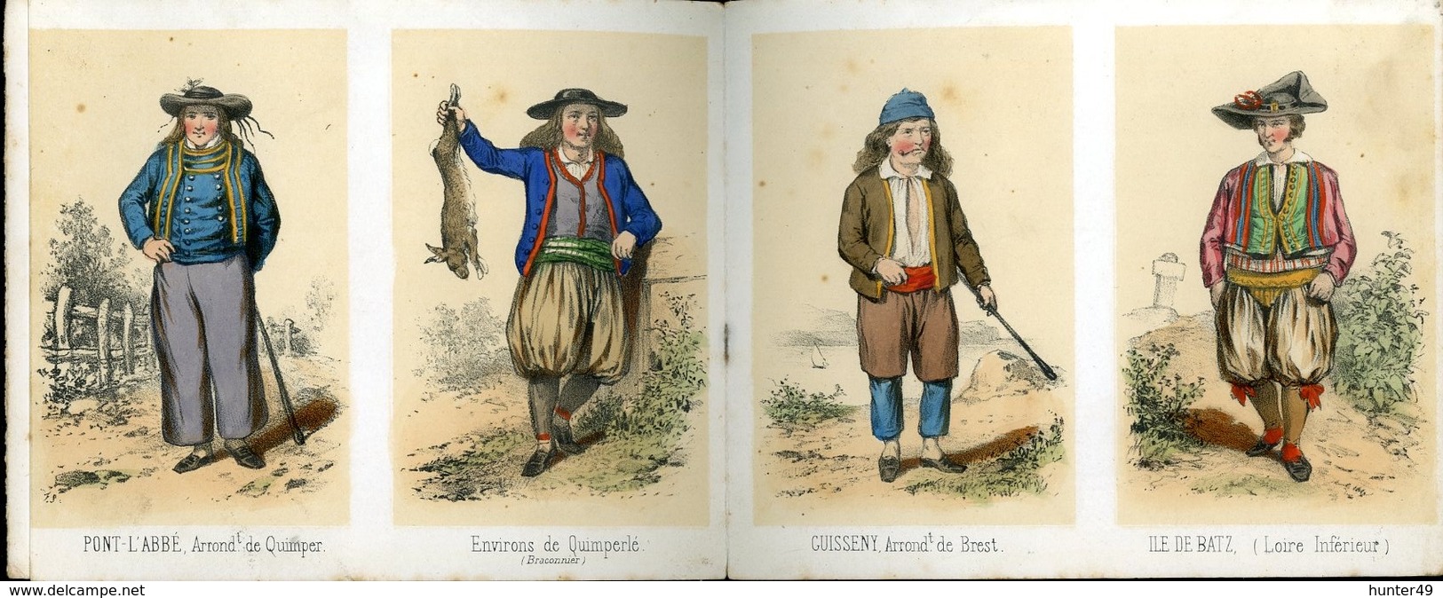 Souvenir De La Basse Bretagne Album De 18 Images De Costumes Bretons 12 Par 15 Cm - Autres & Non Classés