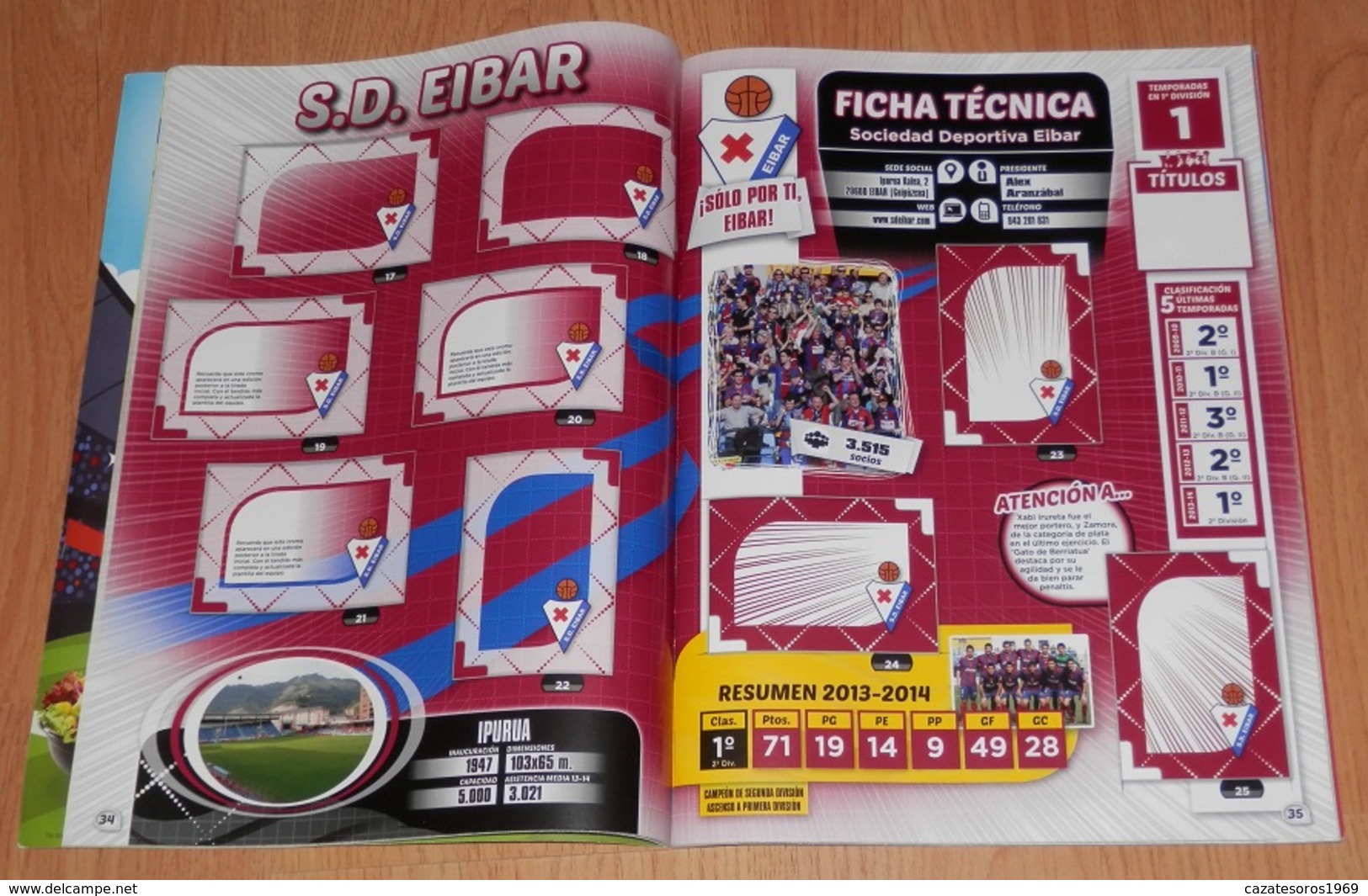 ALBUM DE CROMOS  LIGA 2014/15 - Albums & Catalogues