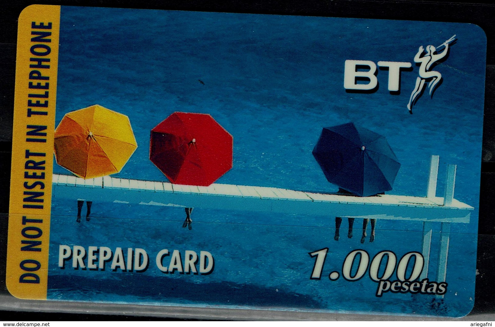 UNITED KINGDOM 2000 PHONECARD BT PREPAID CARD USED VF!! - BT Kaarten Voor Hele Wereld (Vooraf Betaald)