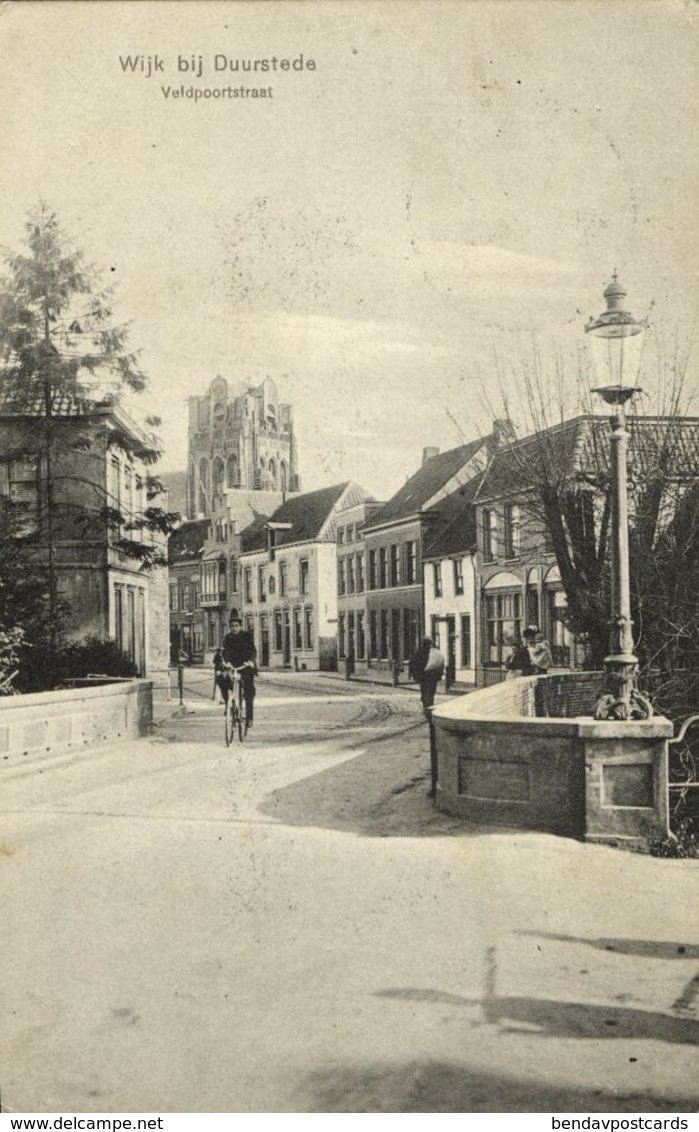 Nederland, WIJK BIJ DUURSTEDE, Veldpoortstraat (1920s) Ansichtkaart - Wijk Bij Duurstede