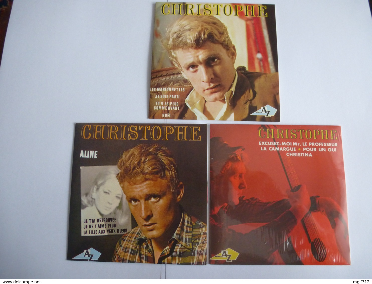 CHRISTOPHE : LOT De 3 CD Réeditions Des Vinyles Originaux - Scan Recto Et Verso - Collector's Editions