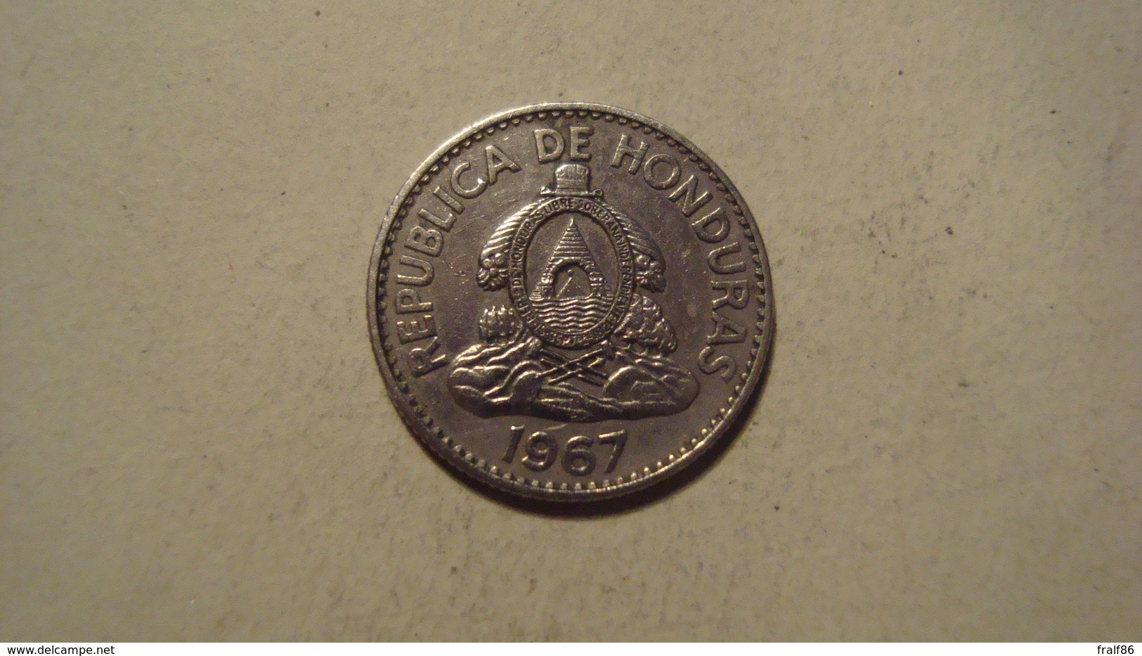 MONNAIE HONDURAS 20 CENTAVOS 1967 - Honduras