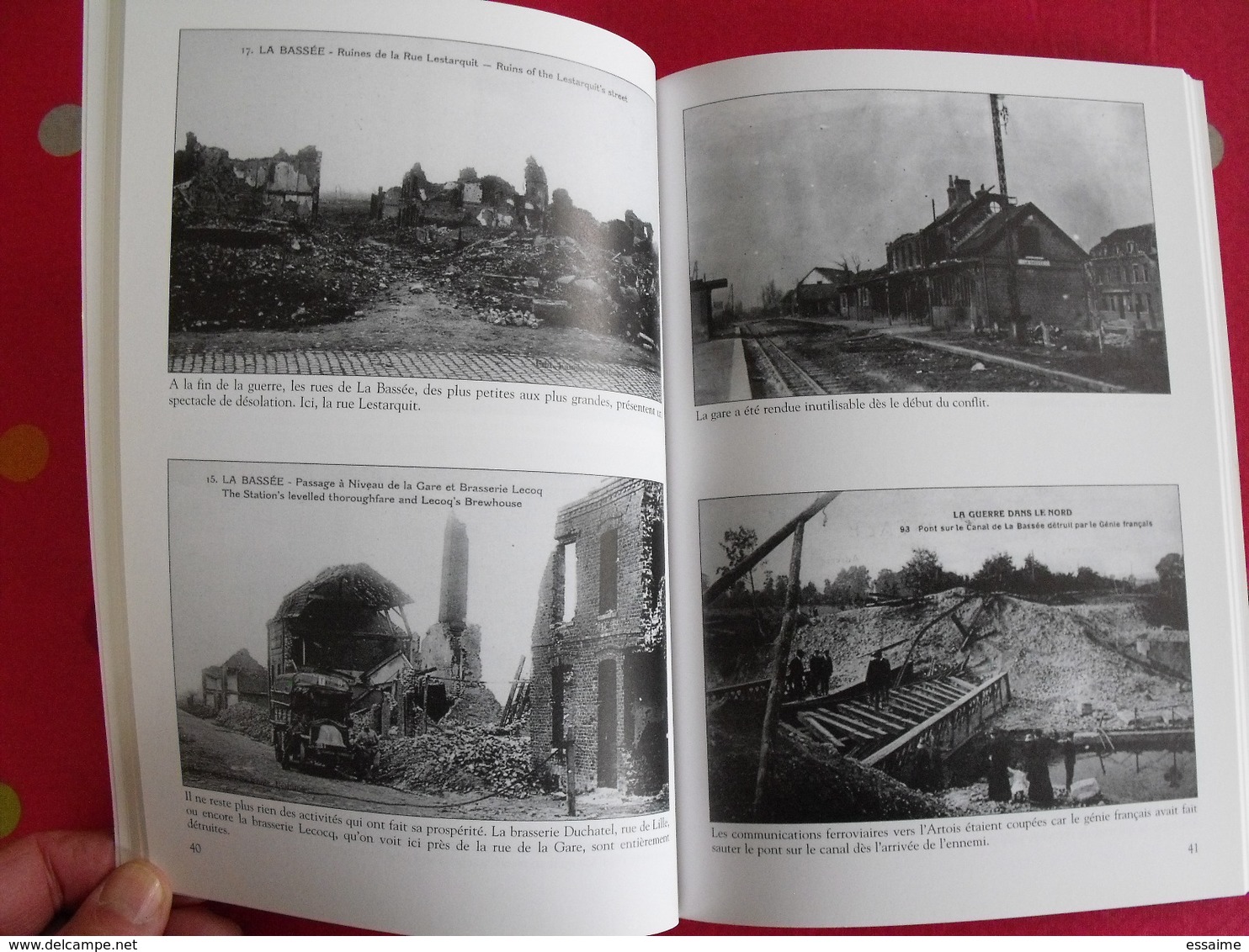 La Bassée. Nord. Deleplanque & Waret. Mémoire En Images. éditions Alan Sutton. 2007. Cartes Postales Photos - Picardie - Nord-Pas-de-Calais