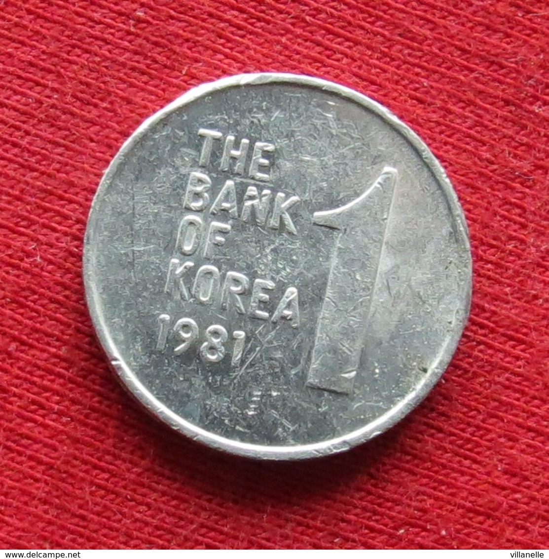 Korea South 1 Won 1981 KM# 4a Corea Coreia Do Sul Koree - Korea, South