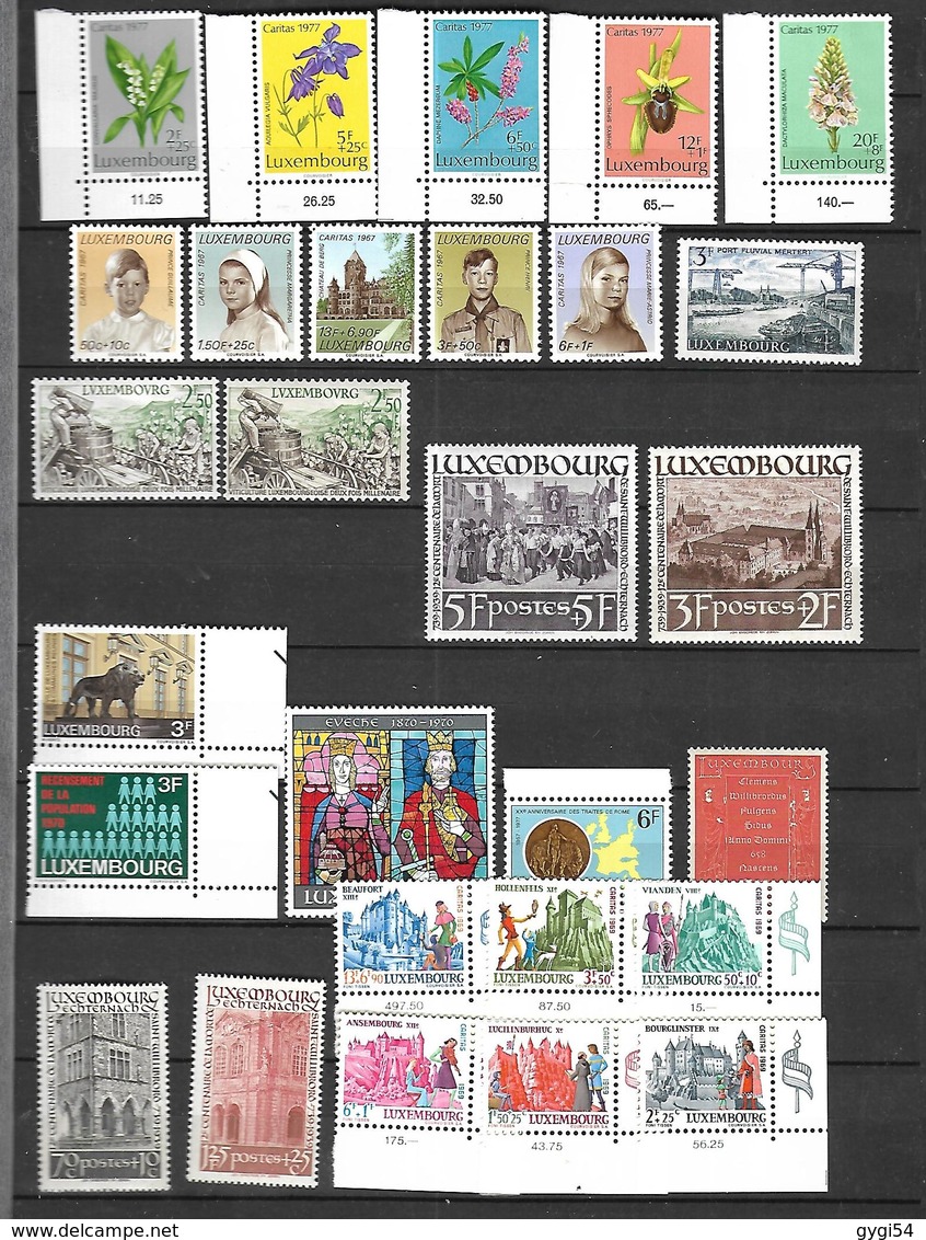 LUXEMBOURG    Cat Yt  N°  LOT  N** MNH - Collections