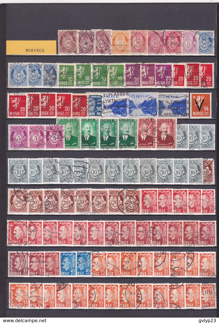 UN LOT DE 427 TIMBRES NEUFS**, NSG, OBLITéRéS DONT MULTIPLES - Collections