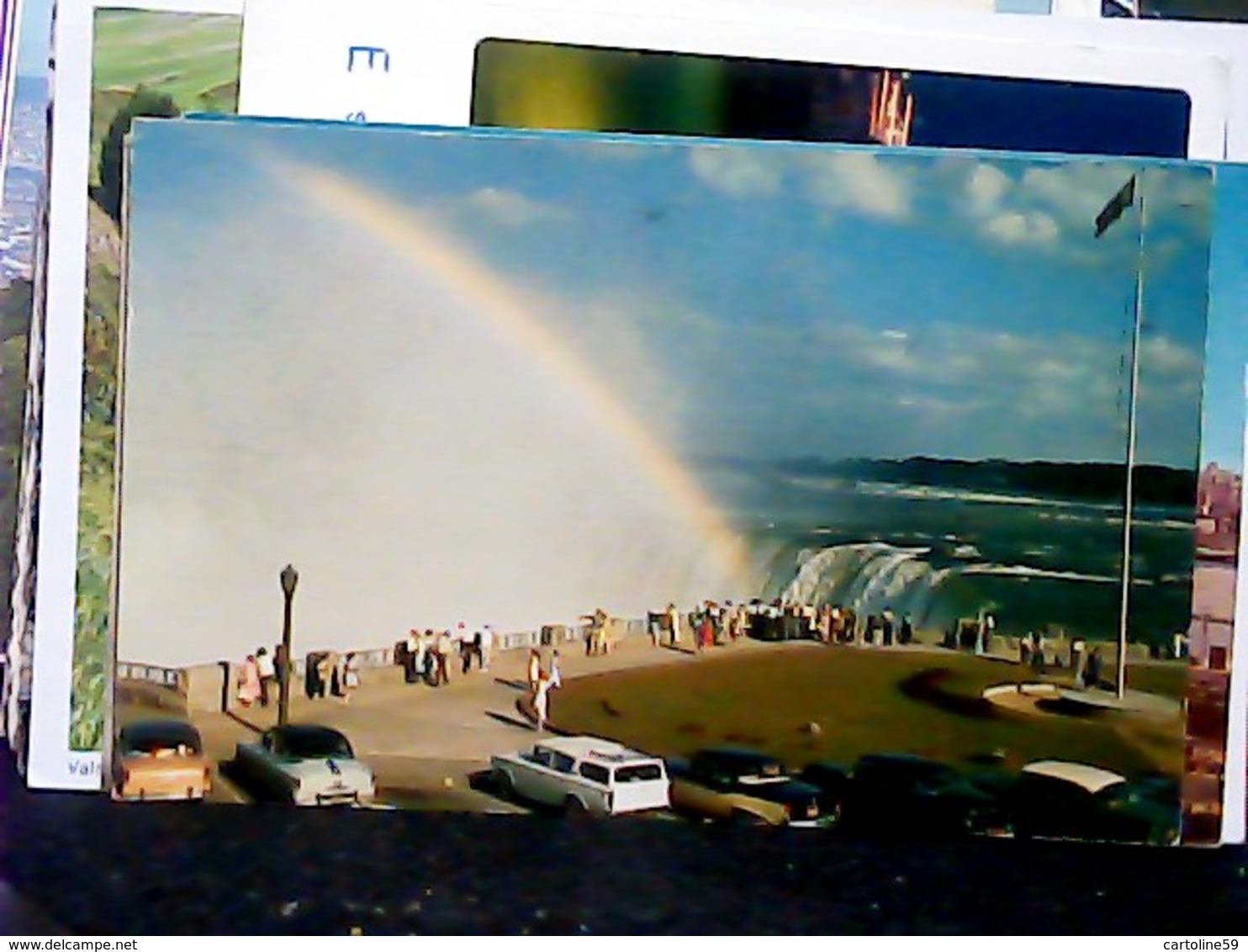 USA  American And Horseshoe Falls From Rainbow , Niagara Falls AUTO  CAR ARCOBALENO VB1962  HO7939 - Rutland