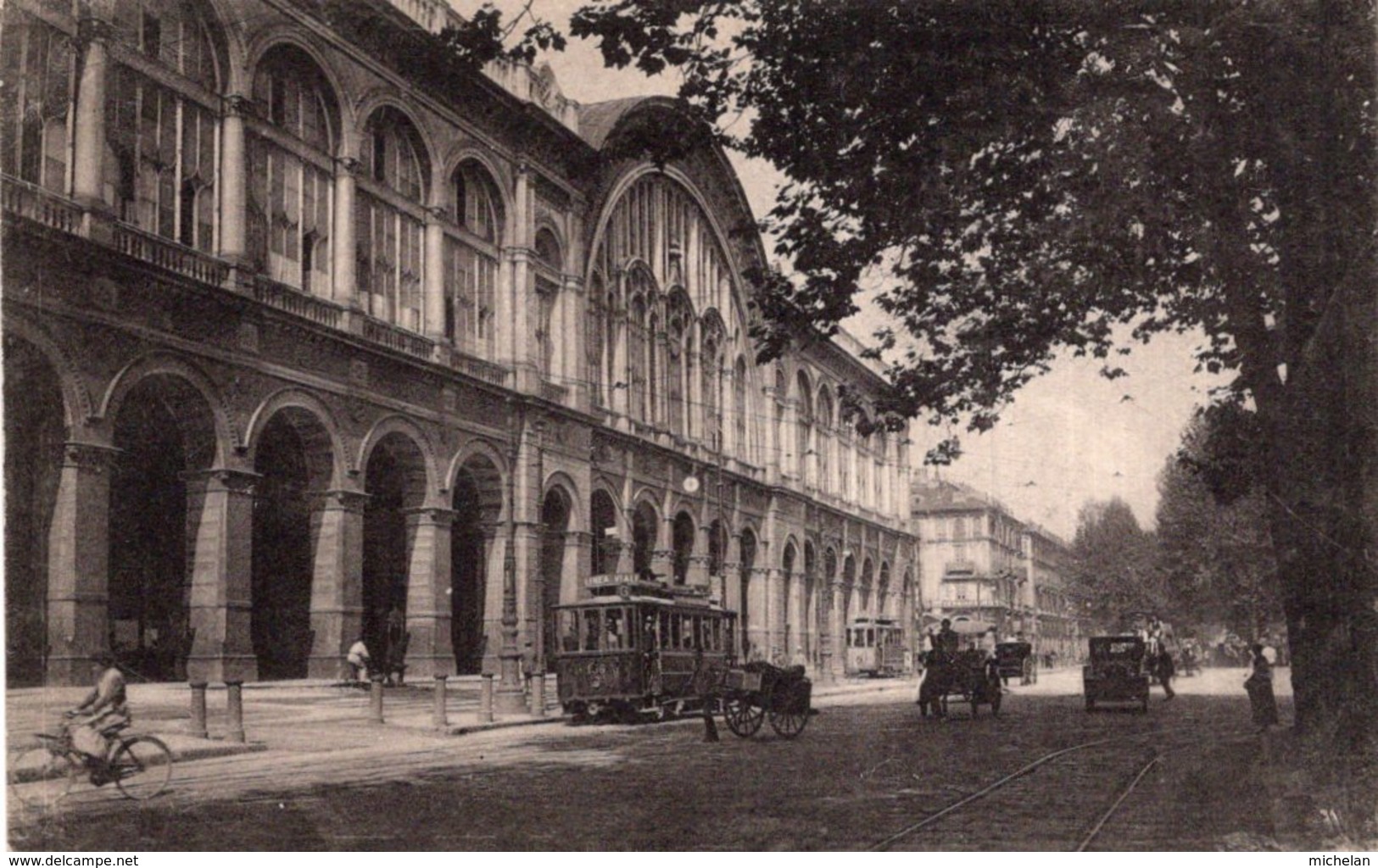 CPA  ITALIE---TORINO---STAZIONE PORTA NUOVA - Stazione Porta Nuova