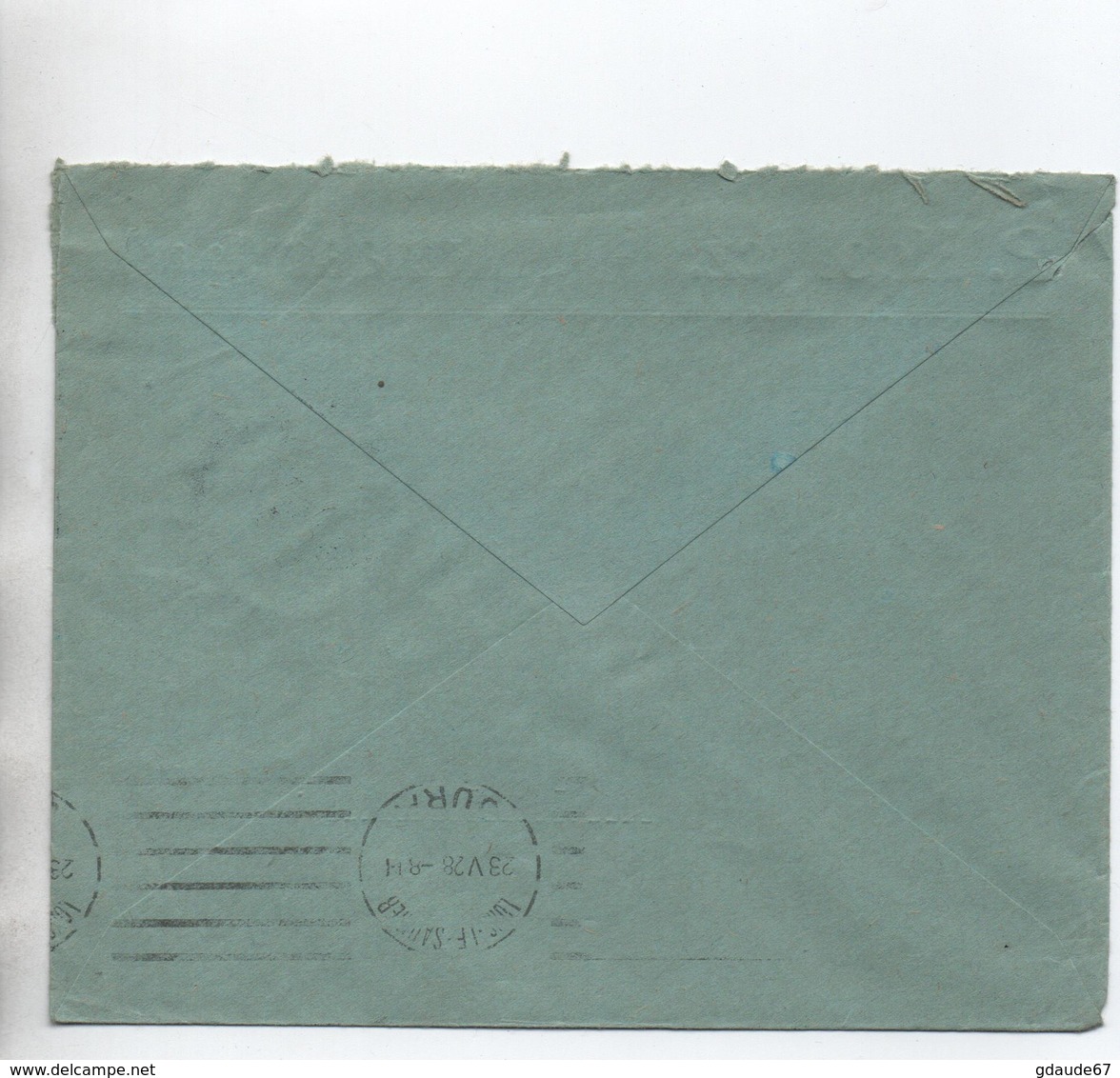1928 - ENVELOPPE De ALKMAAR Pour LONS LE SAUNIER (JURA) - Poststempel